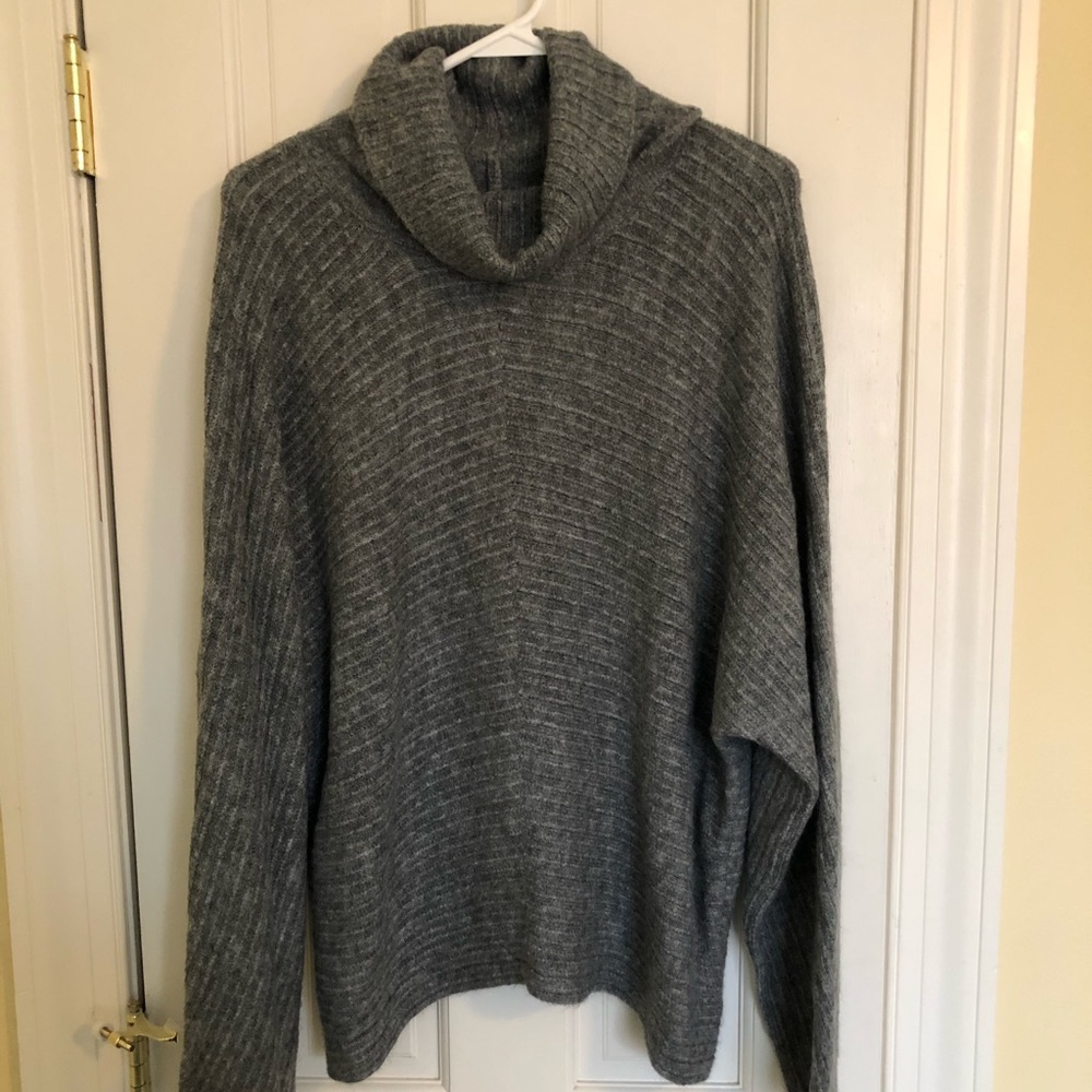 Grey August Silk turtleneck- brand new!!!!